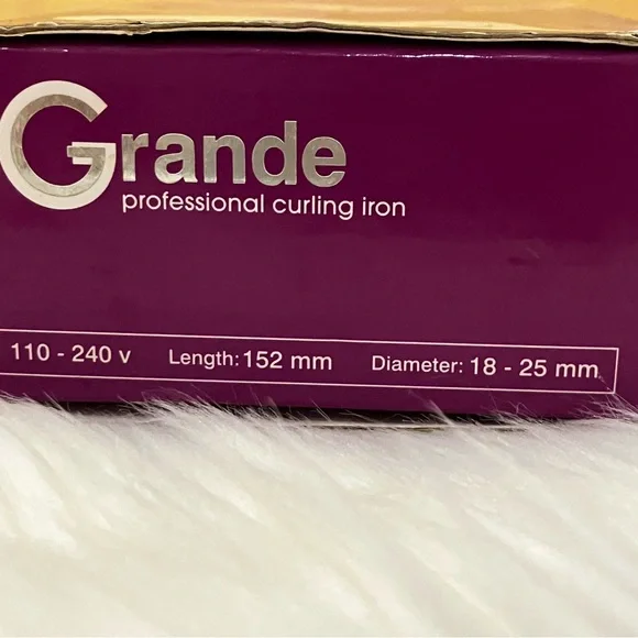 Herstyle Vibrant Purple Hair Curling Wand - Picture 5 of 7